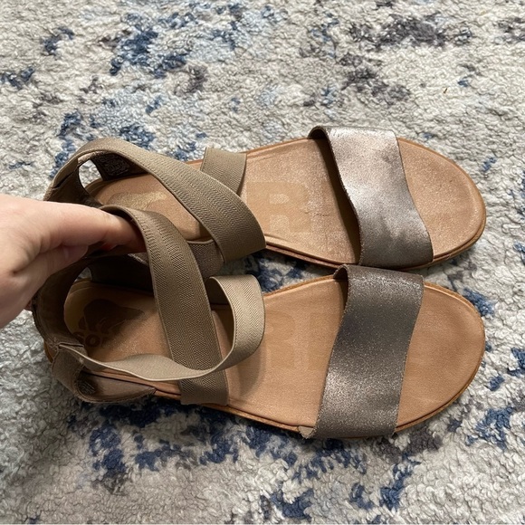 Sorel Women’s Ella II Sandal Metallic Size 10 - Picture 4 of 11